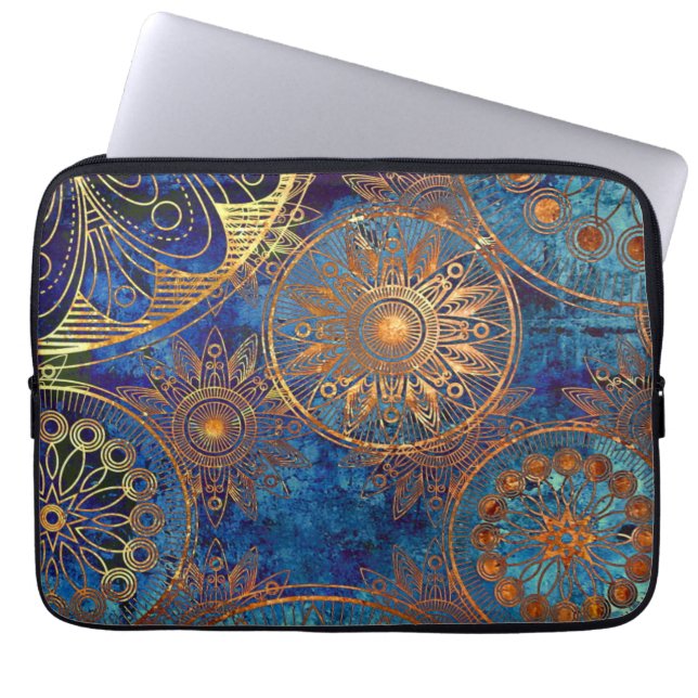 Capa Para Notebook Bolsa para Laptop - Dourado (Frente)