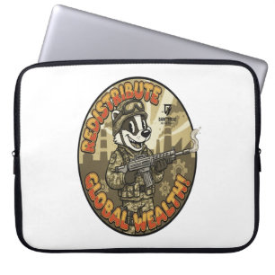 Capa Para Notebook Bolsa para Laptop Global Wealth Badger