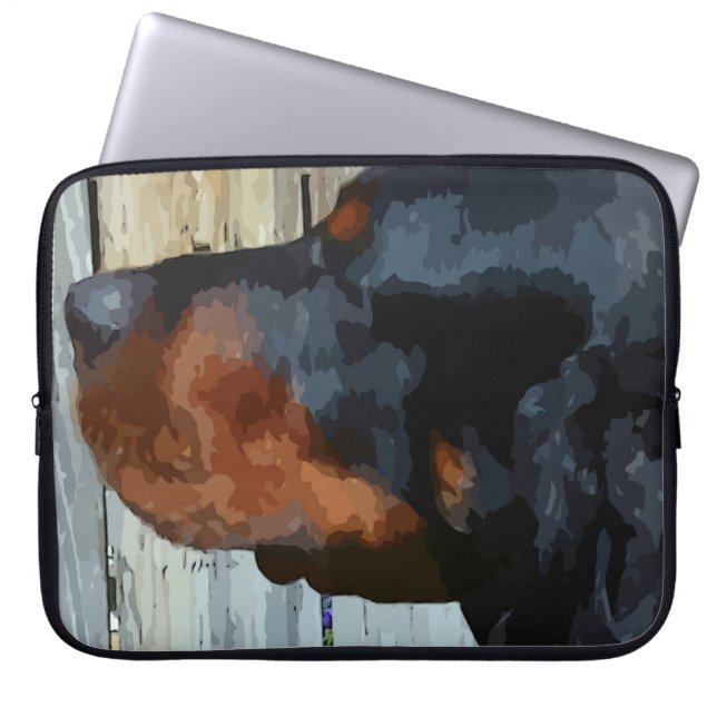 Capa Para Notebook Bolsa para Laptop Gordon Setter (Frente)