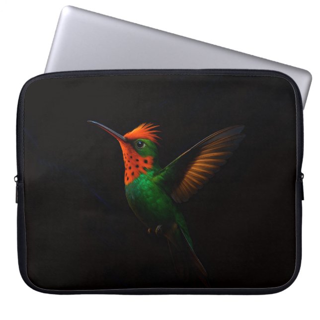 Capa Para Notebook Bolsa para Laptop Preta 4 Luxe, Coquette Canelada (Frente)