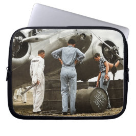 Capa Para Notebook Bolsa para laptop rema Amelia Earhart Lockheed Mod