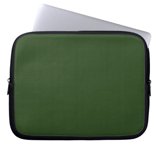 Capa Para Notebook Bolsa para Laptop Verde Floresta Escuro (Frente)