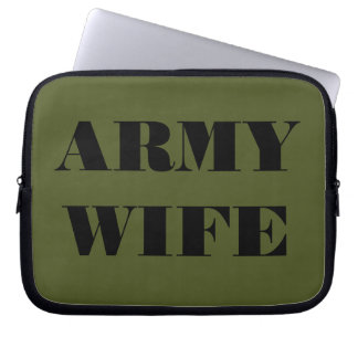 Capa Para Notebook Bolsa para Notebook Esposa do Exército