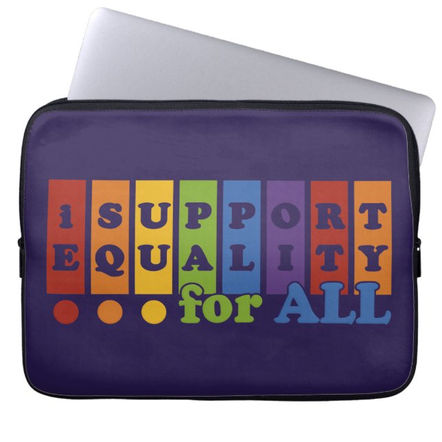 Capa Para Notebook Bolsas de laptop de Direitos Iguais (Frente)