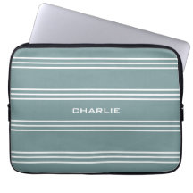Bolsas de laptop de monograma personalizadas com t