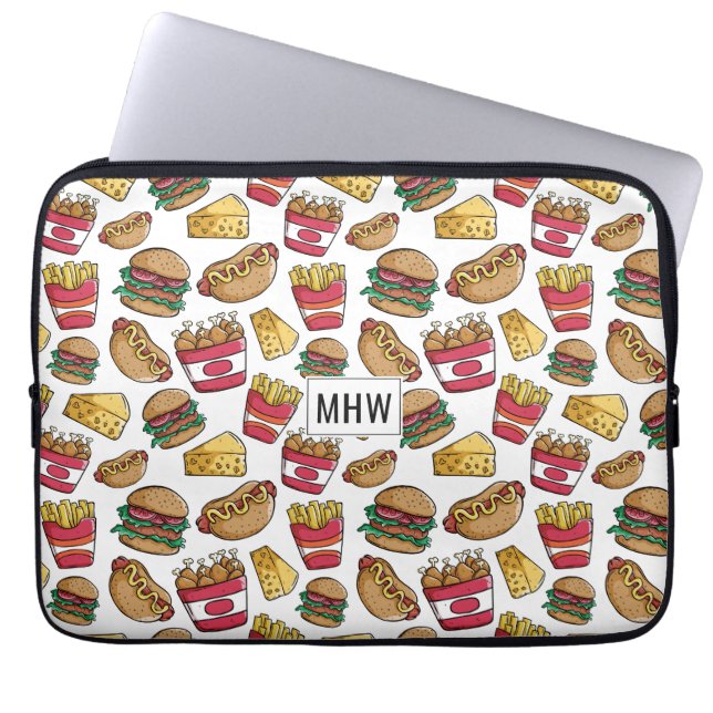 Capa Para Notebook Bolsas de laptop de monograma personalizadas de Co (Frente)