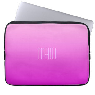 Capa Para Notebook Bolsas de laptop de monograma personalizado com gr