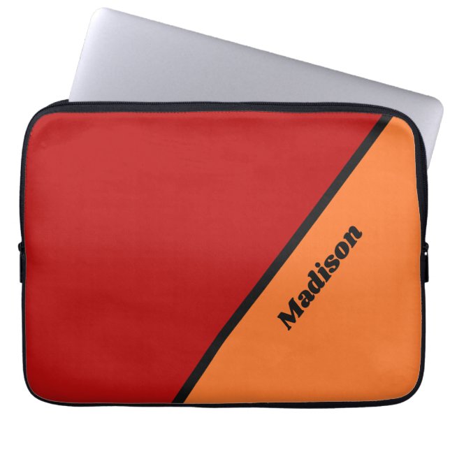 Capa Para Notebook Bolsas de laptop de nome personalizado (Frente)
