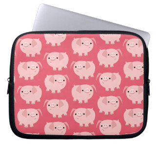Capa Para Notebook Bolsas de laptop de Porcos de Cartoon Bonitos