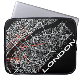 Capa Para Notebook Bolsas de laptop mapeadas de Londres