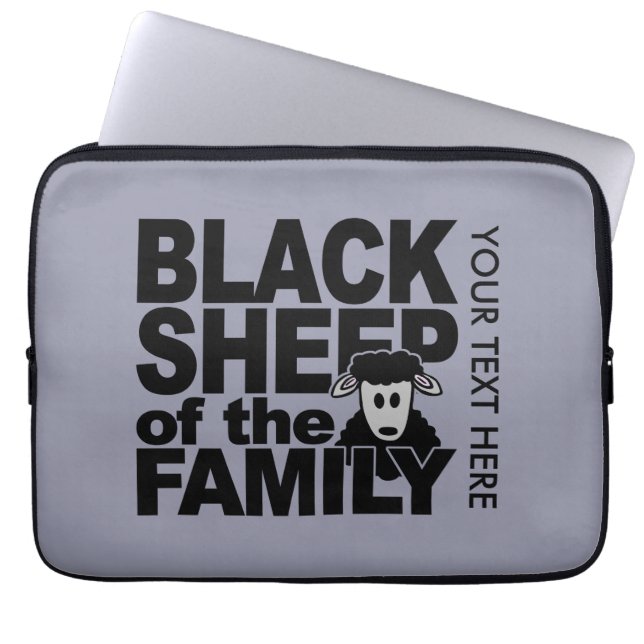 Capa Para Notebook Bolsas de laptop personalizadas Black Shep (Frente)