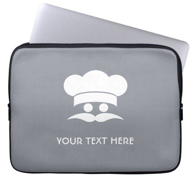 Capa Para Notebook BOLSAS DE LAPTOP personalizadas CHEF (Frente)
