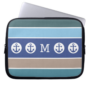 Capa Para Notebook Bolsas de laptop personalizadas de monograma de fa