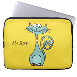 Capa Para Notebook Bolsas de laptop personalizadas de nome e cor de C