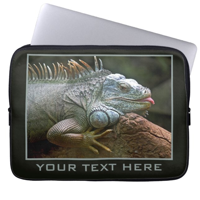 Capa Para Notebook Bolsas de laptop personalizadas do Iguana (Frente)