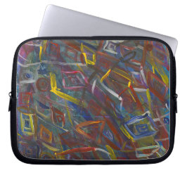 Capa Para Notebook Bolsas de laptop "quadrados" abstrato modernas