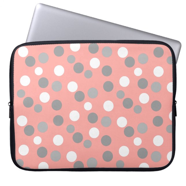 Capa Para Notebook Bolsas para Laptop de Bolas Felizes Funky (Frente)