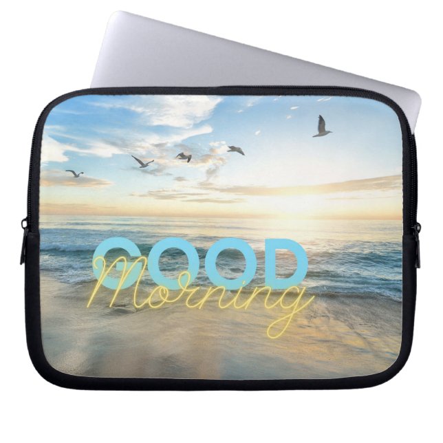 Capa Para Notebook Bom Dia Céu Azul (Frente)