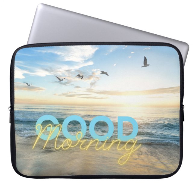 Capa Para Notebook Bom Dia Céu Azul (Frente)
