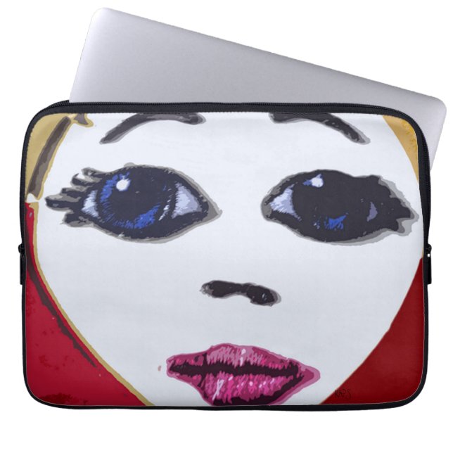 Capa Para Notebook Boneca Face (Frente)