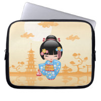 Boneca Maiko Kokeshi - Garota Geisha Japonesa Boni