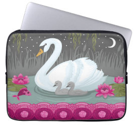 Capa Para Notebook Bonita Bolsa de laptop Swan