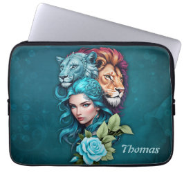 Capa Para Notebook Bonita cabeça de mulher com olhos expressivos