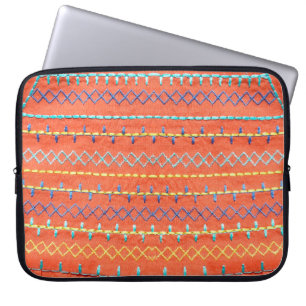 Capa Para Notebook Bonita, colorida, bordada, torta estilo hippie