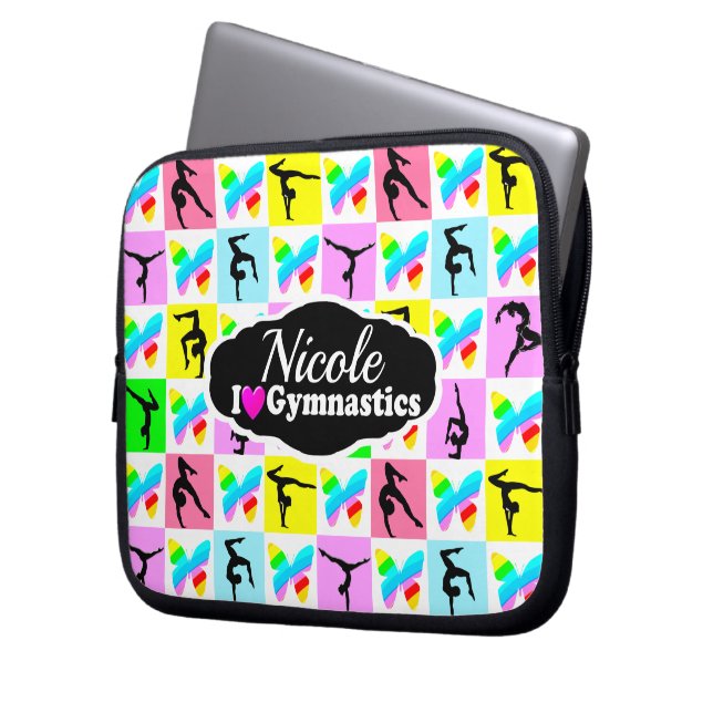 CAPA PARA NOTEBOOK BONITA GINÁSTICA DESIGN (Frente Esquerda)