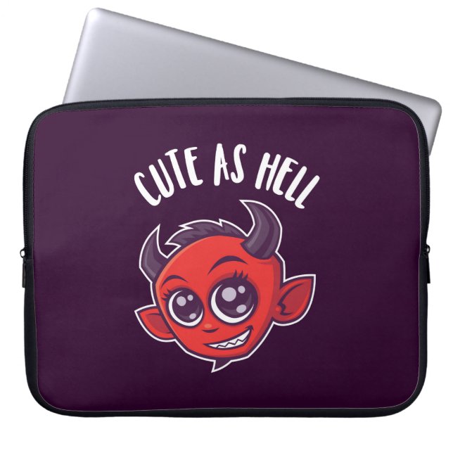 Capa Para Notebook Bonito como Inferno (Frente)