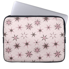 Capa Para Notebook Bonito Estrelas Geo Rosa - padrão.