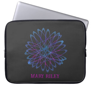 Capa Para Notebook Bonito Moderno Seu Nome Bolsa de laptop Colorida