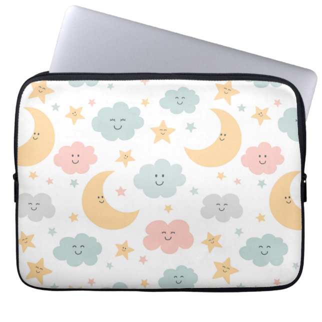 Capa Para Notebook Bonito Olhamento no Padrão do Céu (Frente)