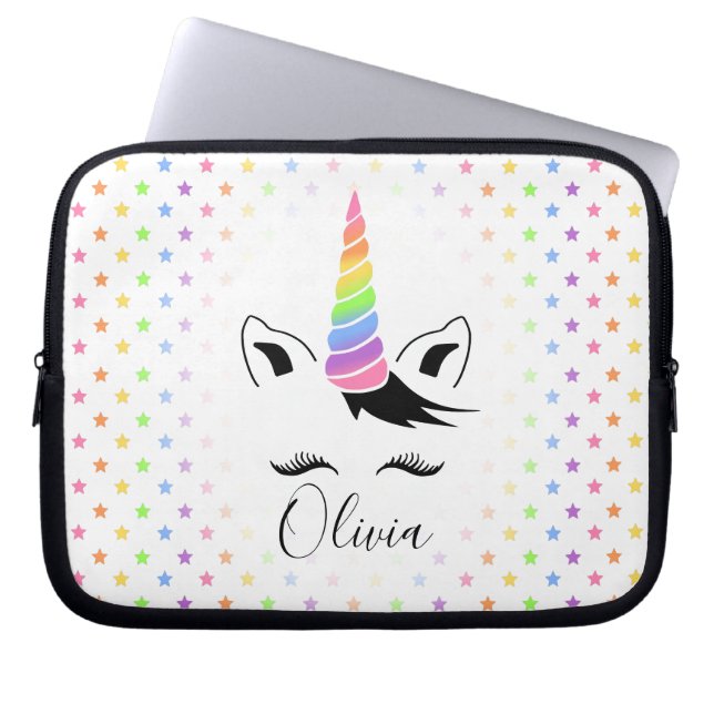 Capa Para Notebook Bonito Pastel Unicorn (Frente)