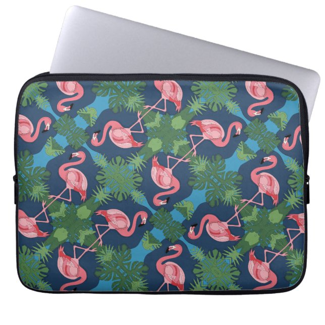 Capa Para Notebook Bonito Pink Flamingo Pattern (Frente)