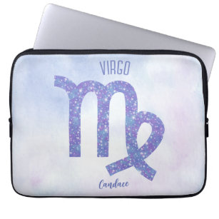 Capa Para Notebook Bonito Símbolo de Astrologia Virgo Personalizado 