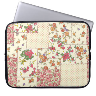 Capa Para Notebook Bonito Sistema Floral de Correspondência Invisível