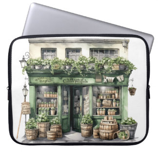 CAPA PARA NOTEBOOK BONITO WATERCOLOR IRISH THEMH SHOPPE