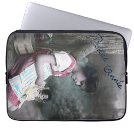 Capa Para Notebook Bonne Année Vintage Girl com Dolll