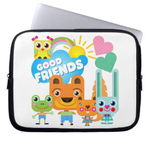 Capa Para Notebook Bons amigos dos animais