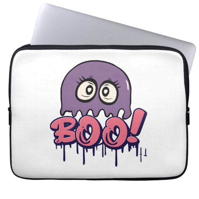 Capa Para Notebook Boo assustador (Frente)