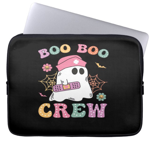 Capa Para Notebook Boo Boo Crew Ghost Enfermeira Clássica (Frente)