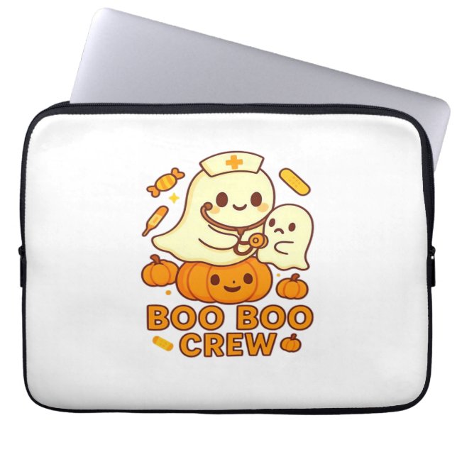 Capa Para Notebook Boo Boo Crew Nurse Ghost Classic T Shirt (Frente)