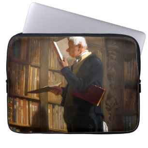 Capa Para Notebook Bookworm Carl Spitzweg Art