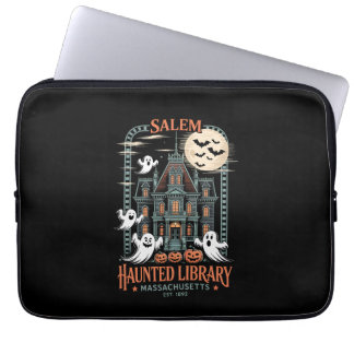 Capa Para Notebook Bookworm Halloween Shirt Haunted Library