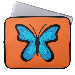 Capa Para Notebook Borboleta Azul
