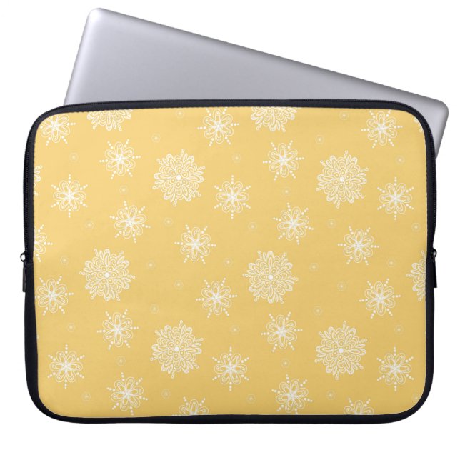 Capa Para Notebook Borboleta Celestial Floral Caprichosa 15" (Frente)