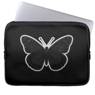Capa Para Notebook Borboleta de Elegância Escura