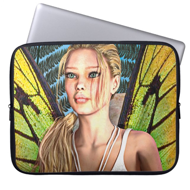 Capa Para Notebook Borboleta Fada (Frente)