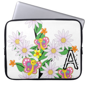 Capa Para Notebook Borboleta Floral Bolsa de laptop